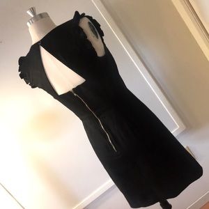 SUNNER cotton dress sz 6 keyhole back sweetheart